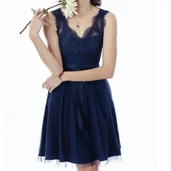 anthropologie blue bridesmaid dress Women's Formal & Elegant Dresses